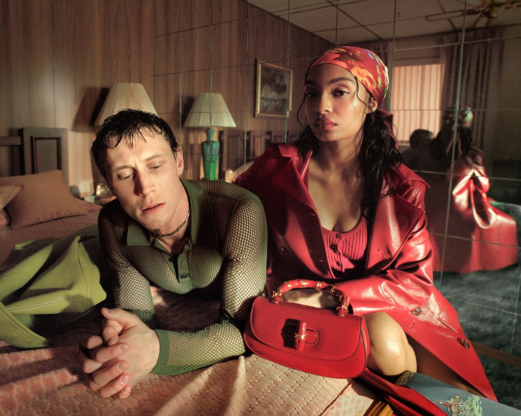 xavier dolan gucci campaign ss25 starring george mackay and yara shahidi